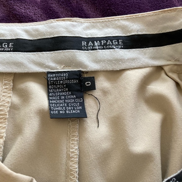 Khaki Crop Work Pants - Picture 5 of 5